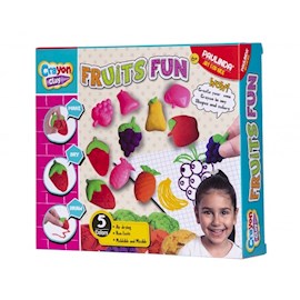 ფანქრები აქსესუარებით Paulinda PL-194011 crayon clay-fruits 